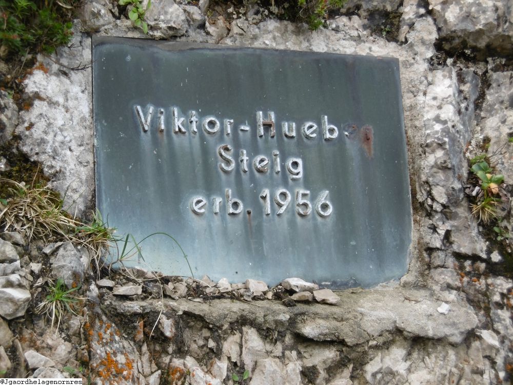 Tafel 'Viktor-Hueb-Steig'